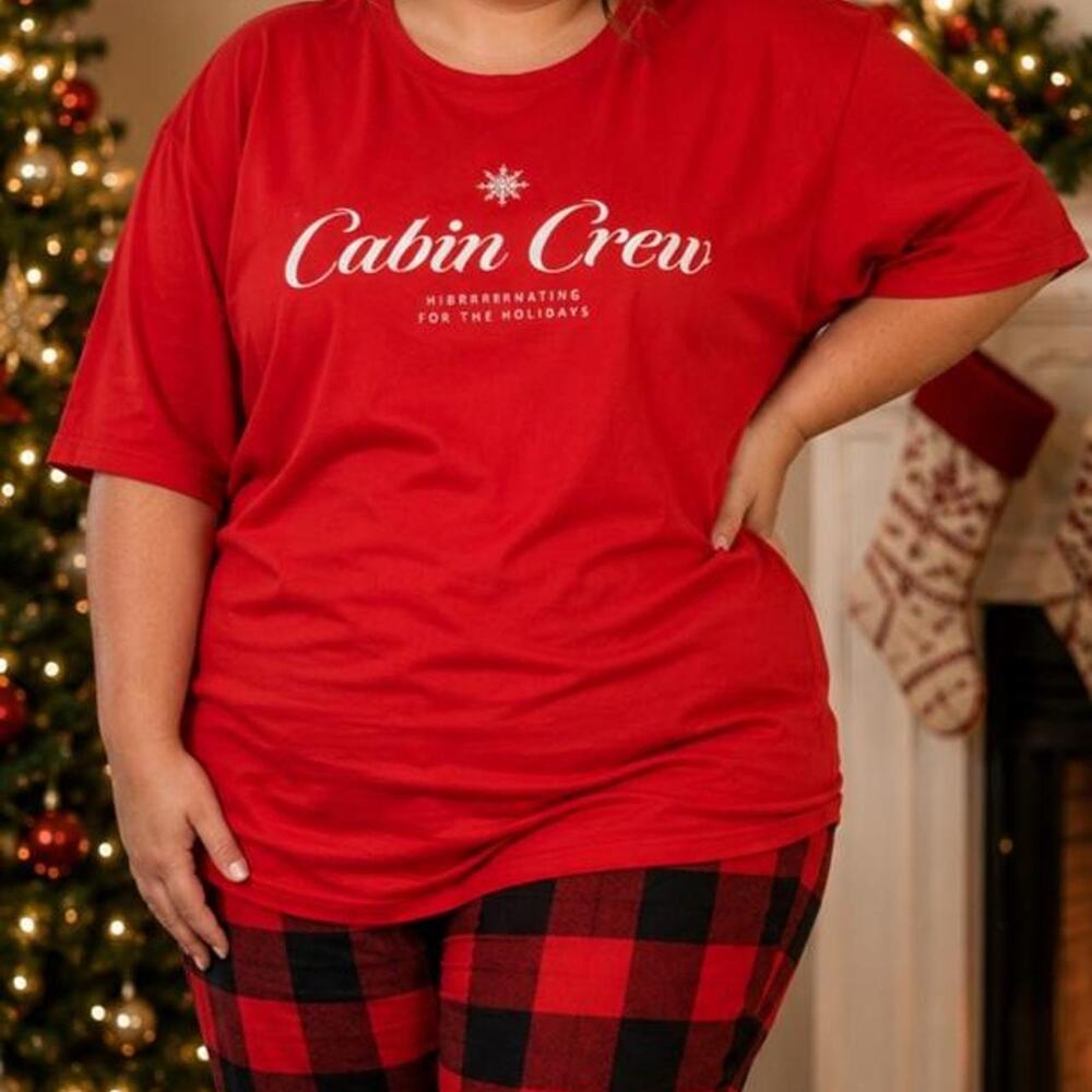 Cabin crew holiday graphic tee